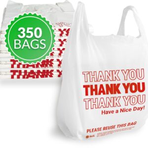reusable side gusset plastic shopping bag thick packaging take out vest for supermarket