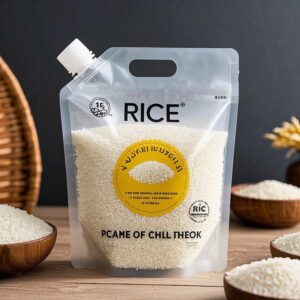 spout pouch for corn beans rice wheat