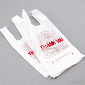 white thank you bags with handles