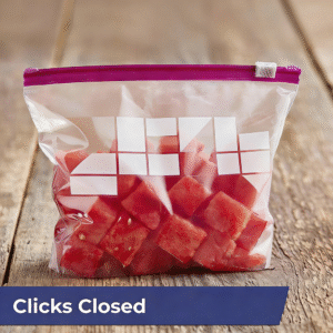 resealable food storage to go keep fresh self sealing ziplock